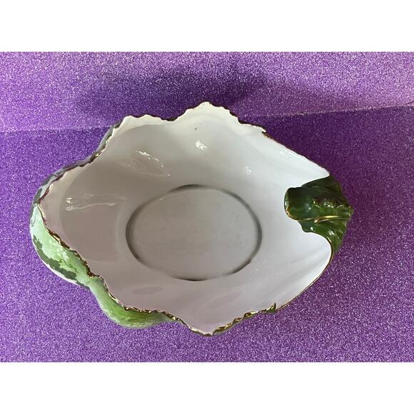 MZ Austria Footed Decorative Creamer Bowl  Porcelain  Moritz Zdekauer 933 - Picture 5 of 8